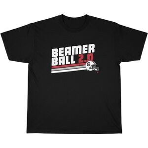 BreakingT South Carolina Gamecocks Beamer Ball 2.0 Black Graphic Tee Kids M